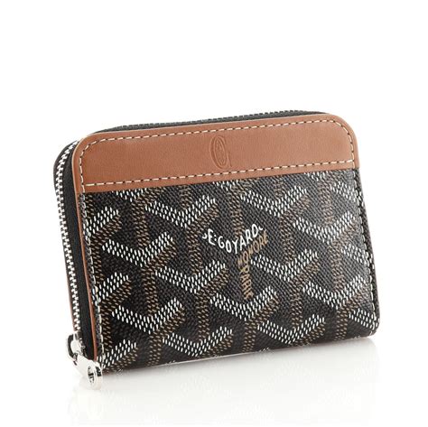 goyard zipper wallet.